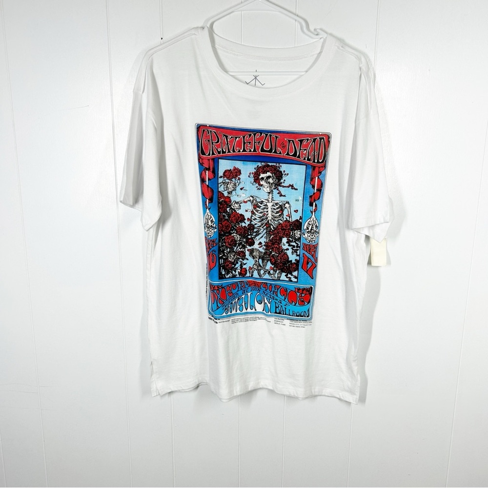 NWT Grateful Dead Avalon Ballroom Graphic Short Sleeve Tee Extra Small